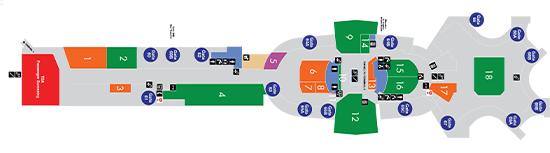 Lax Official Site Terminal 6 Information Map
